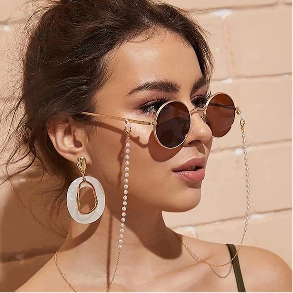 Sunglass Retainer Cord - 2025 óculos corrente imitação de pérola