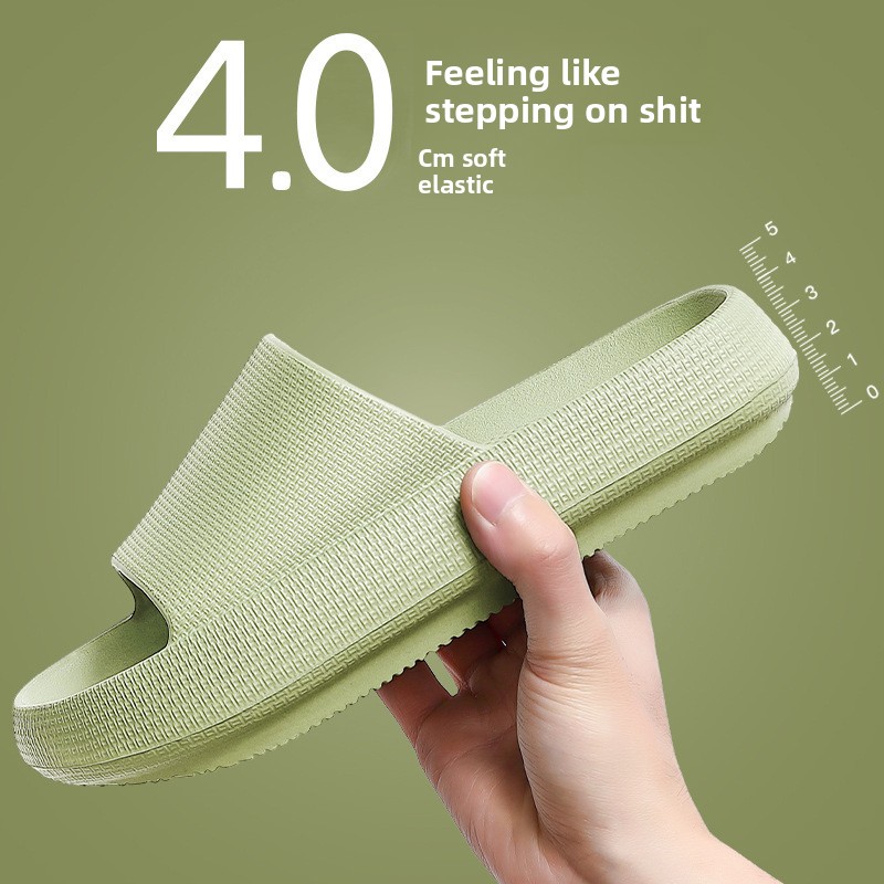 Espadrille Slip On - Chinelos de banheiro silenciosos para uso