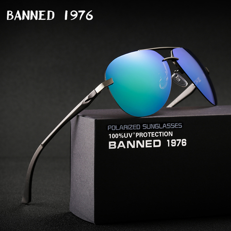 Sunglasses Aviator Polarized - Alumínio magnésio hd polarizado moda óculos