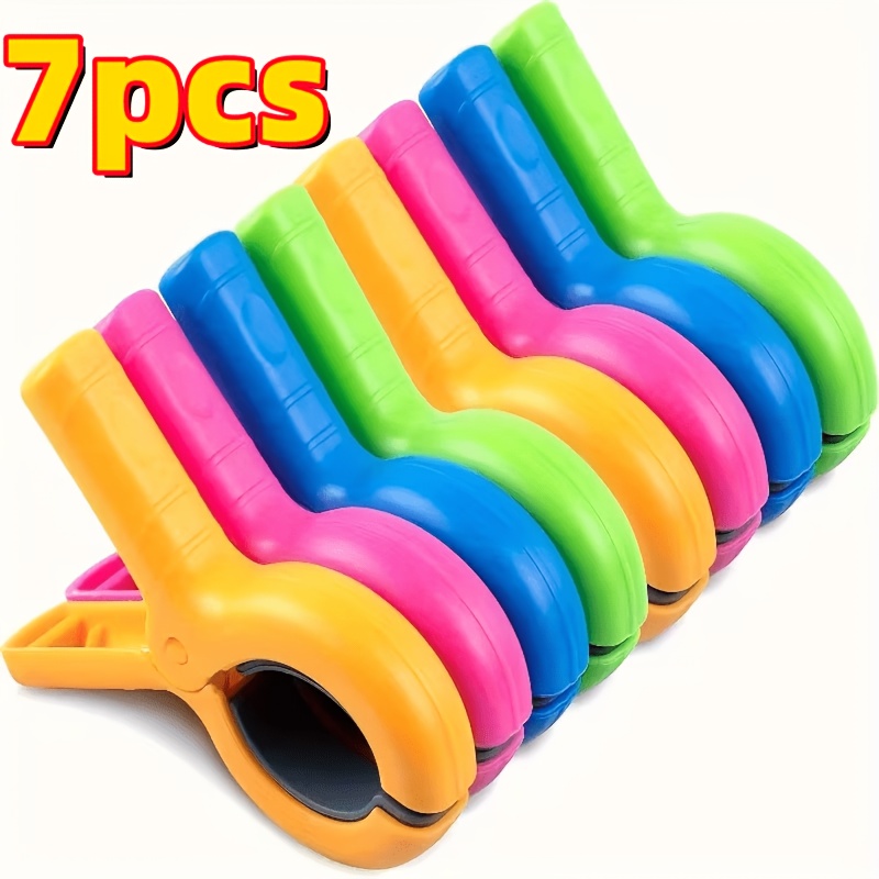 Beach Towel Large - 7 Peças de Clipes Extra Grandes