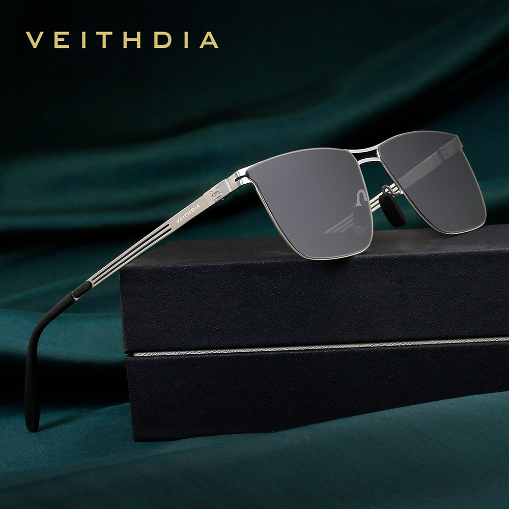 Sunglasses Aviator Polarized - VEITHDIA Óculos de sol polarizados masculinos,