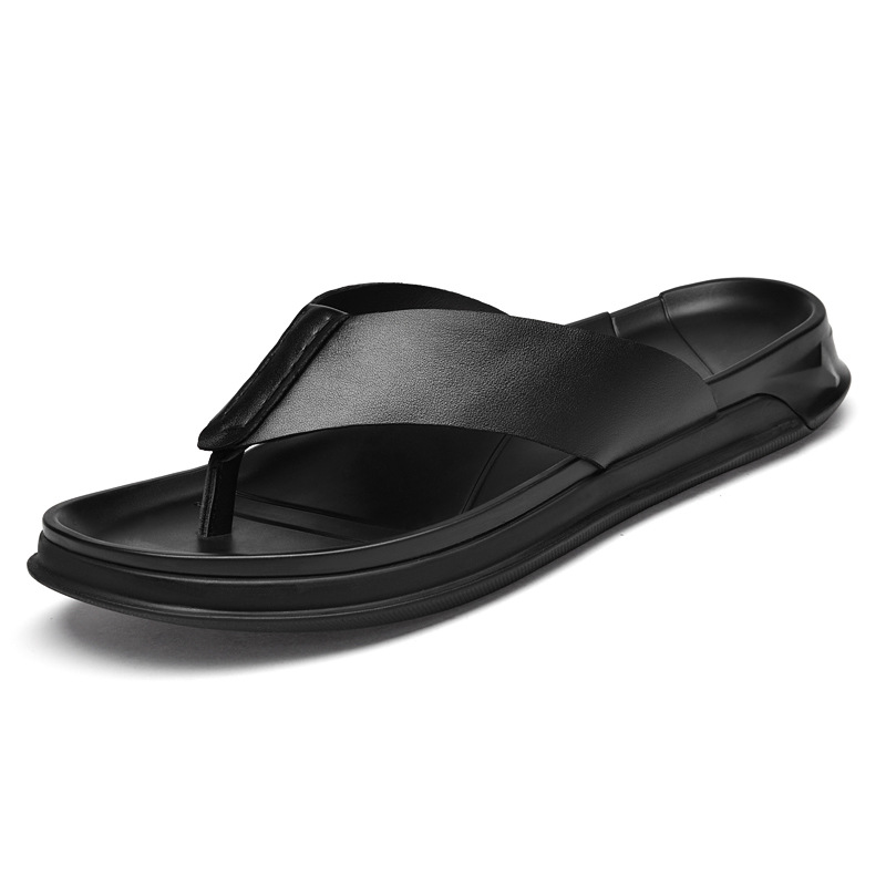 Sandálias masculinas de verão  - Flip Flop Leather Men avaliação e preço
