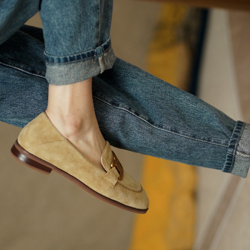 Mocassins de couro camurça par - Casual Sandal Leather avaliação e preço