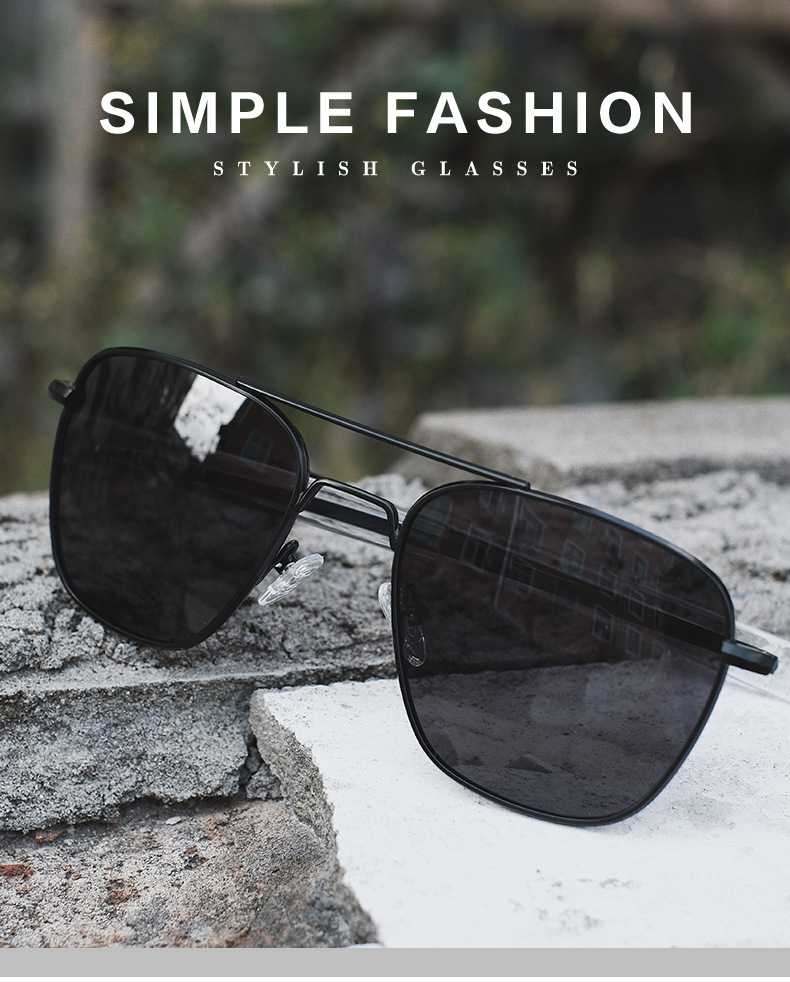 Óculos de sol retro homem arma - Sunglasses Aviator Polarized avaliação e preço