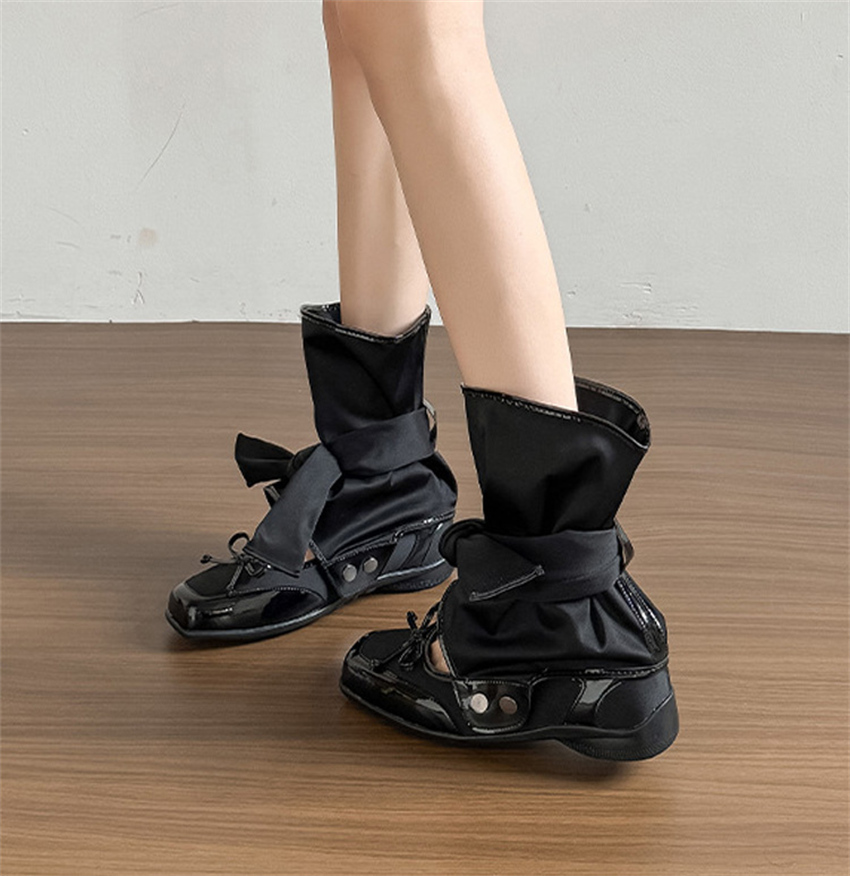 Botas de cano médio da moda co - Espadrille Slip On avaliação e preço