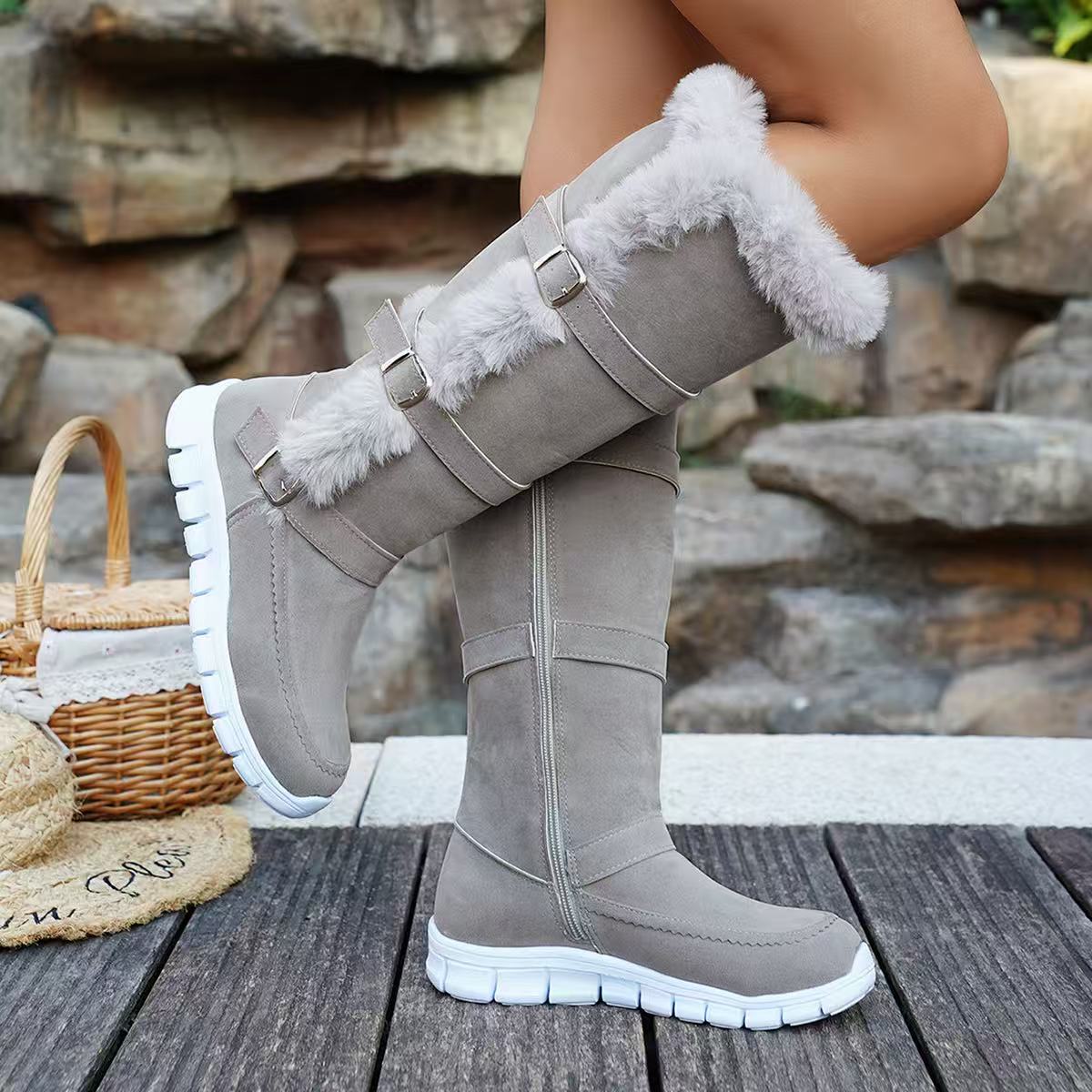 Mulheres sobre o joelho botas  - Espadrille Slip On avaliação e preço
