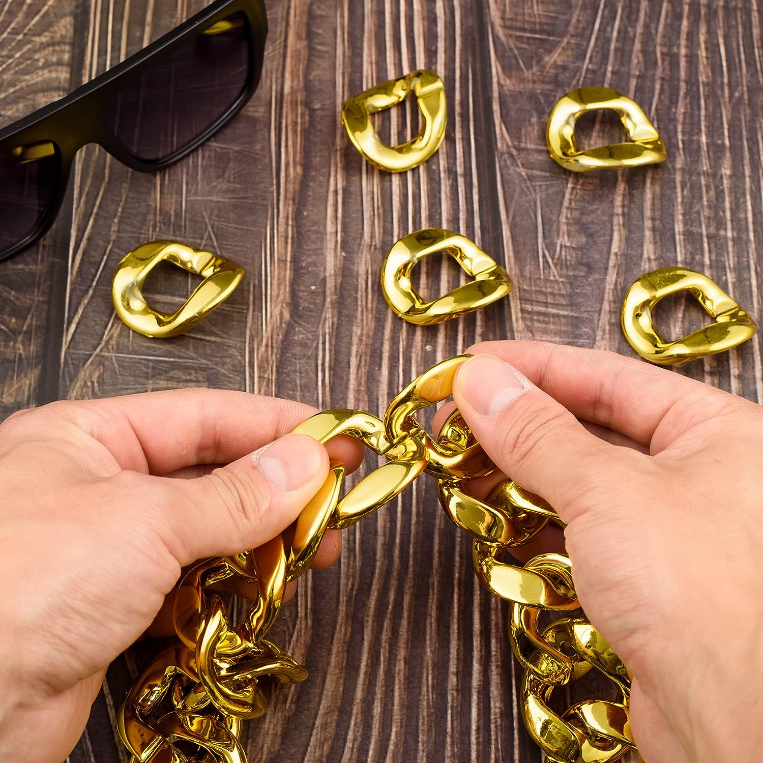 PESENAR 80s 90sHip Hop Costume - Sunglass Retainer Cord avaliação e preço